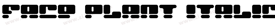Face plant Italic字体转换
